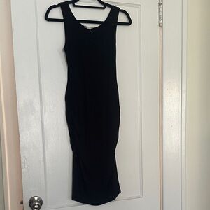 Classic Black Sleeveless Midi Dress - Timeless Women's Staple